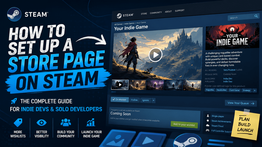 How to set up a Store page on Steam