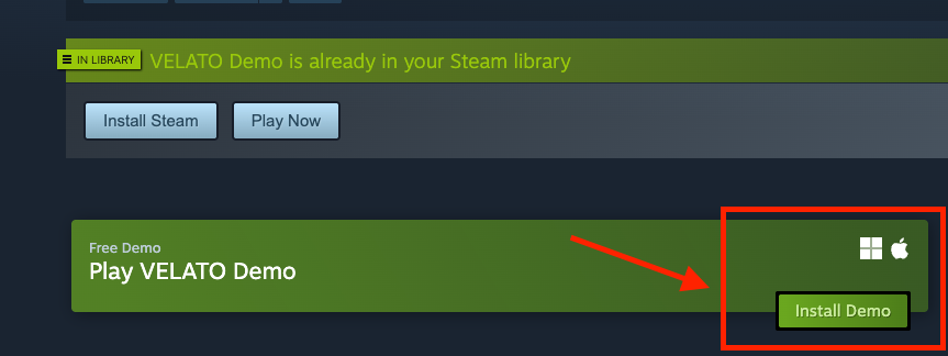 Demo Steam Page