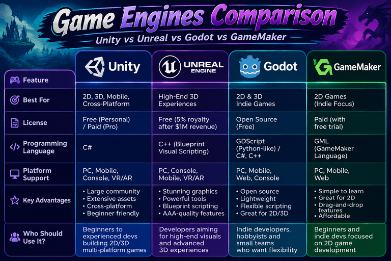 Game Engines for Indie Dev