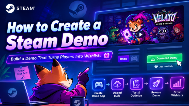 How to create a Steam Demo Page